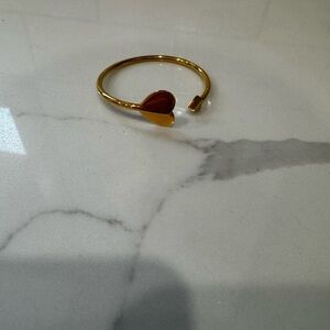 Kate Spade Gold Heart Bangle Bracelet